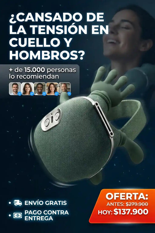 MASAJEADOR AJUSTABLE HOMBROS,CUELLO