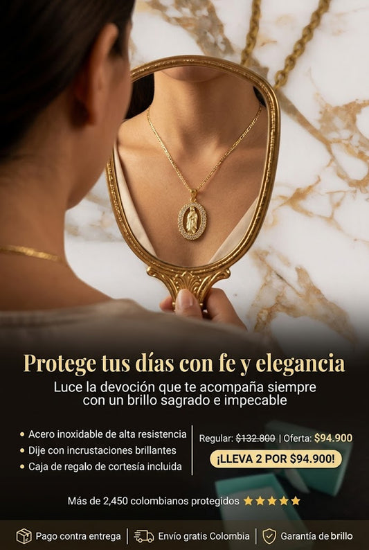 Collar Virgen Maria +CAJAREGALO
